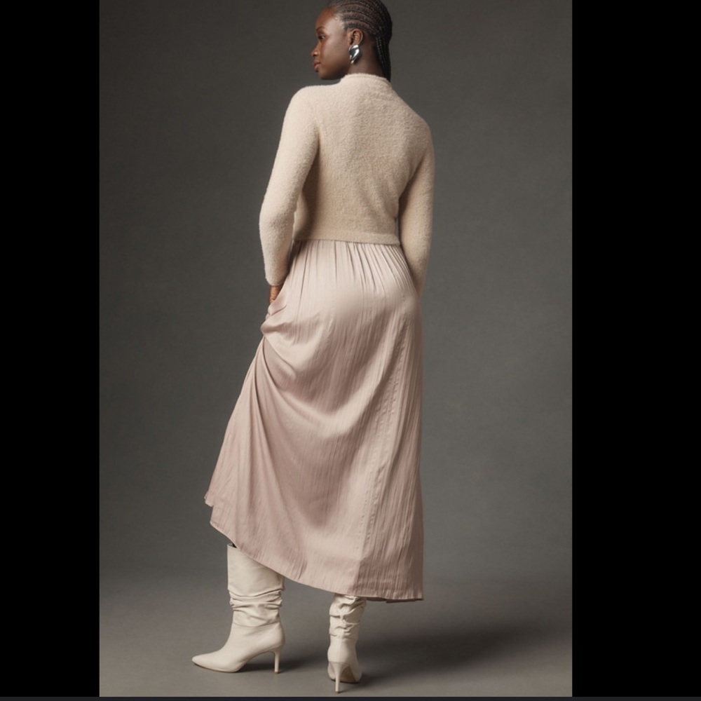 Anthropologie the thea eyelash twofer dress size small nwot new - Picture 3 of 8